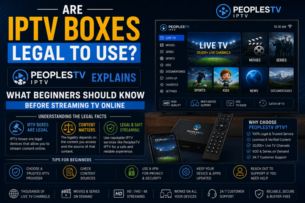 Are IPTV Boxes Legal or Not? Understanding Modern Streaming Technology with Nordic Prime