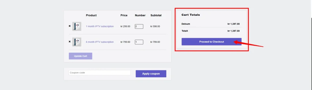 Check out option